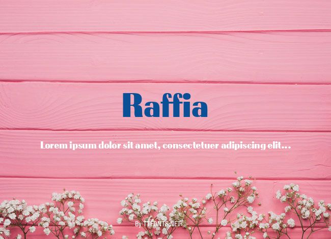 Raffia example
