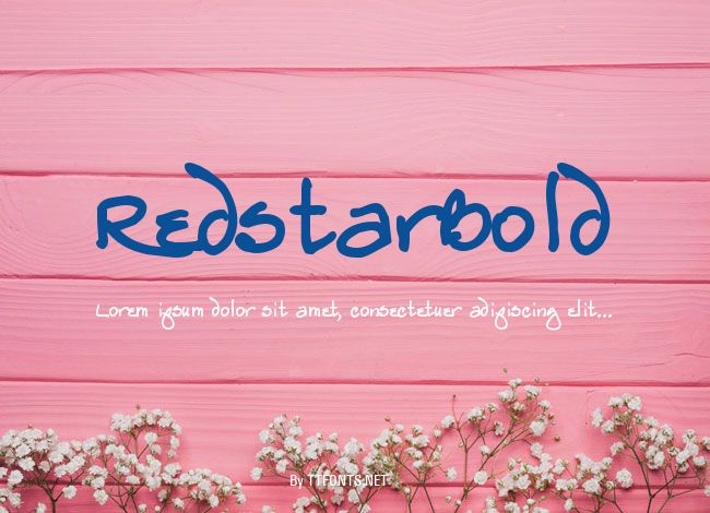 RedstarBold example