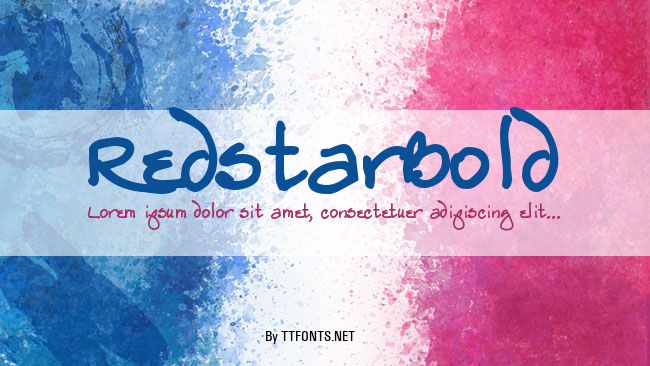 RedstarBold example