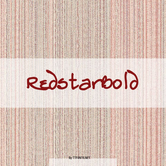 RedstarBold example