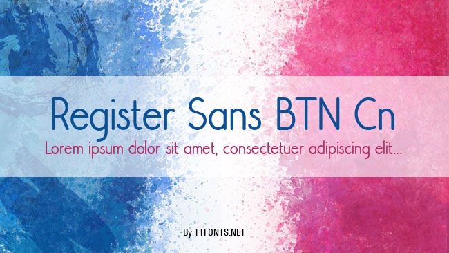 Register Sans BTN Cn example