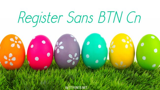 Register Sans BTN Cn example