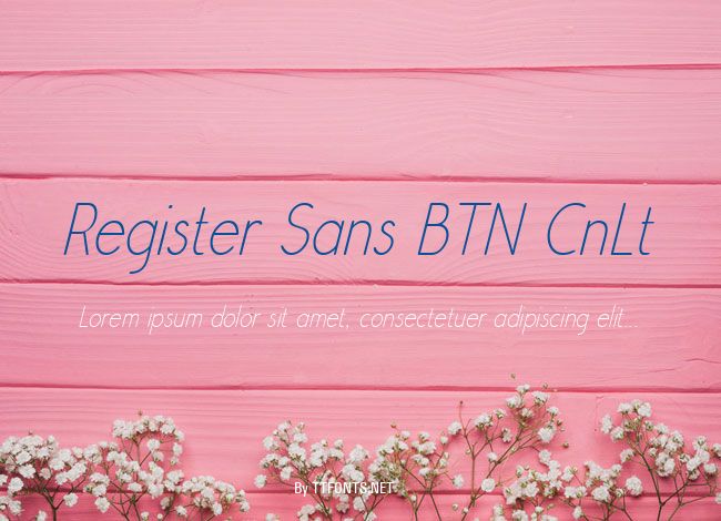 Register Sans BTN CnLt example