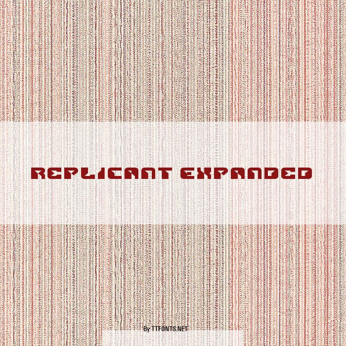 Replicant Expanded example