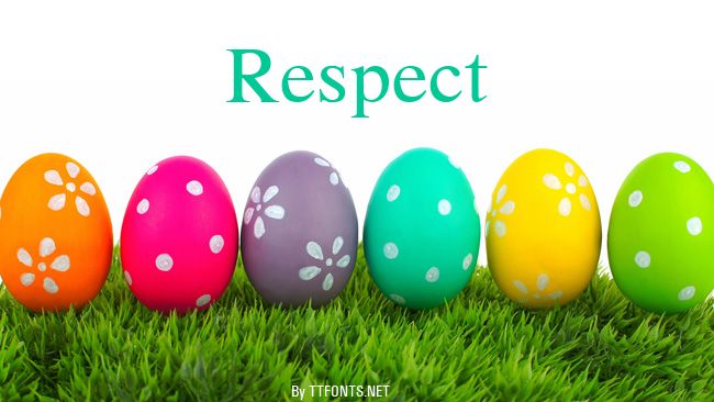 Respect example