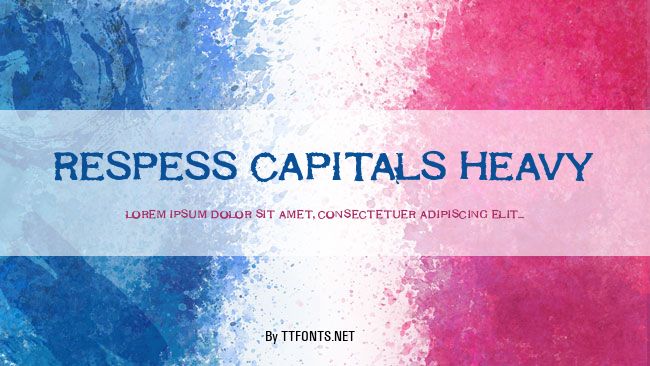 Respess Capitals Heavy example