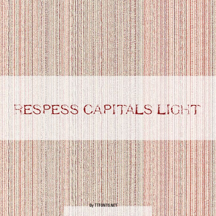 Respess Capitals Light example