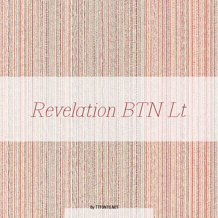 Revelation BTN Lt example