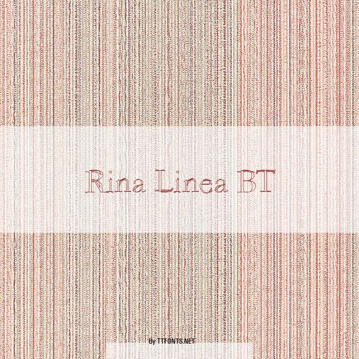 Rina Linea BT example