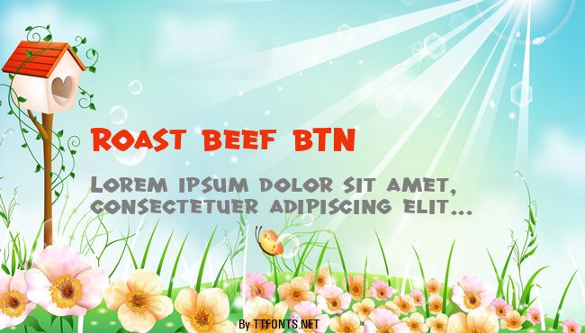 Roast Beef BTN example