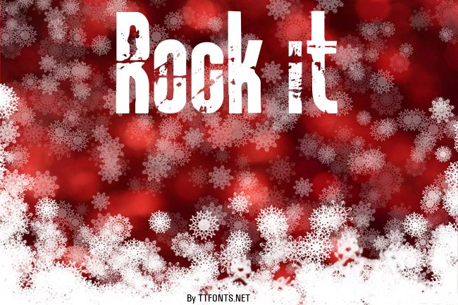 Rock it example