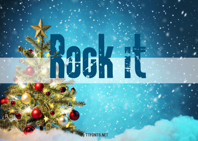 Rock it example