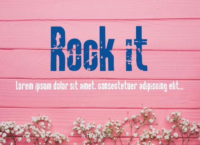 Rock it example