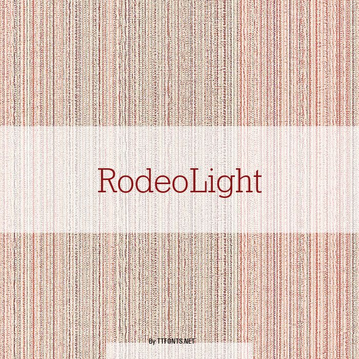 RodeoLight example