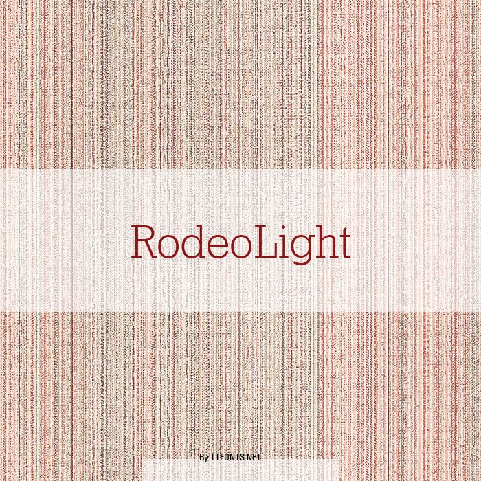 RodeoLight example