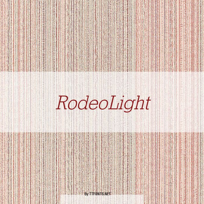 RodeoLight example