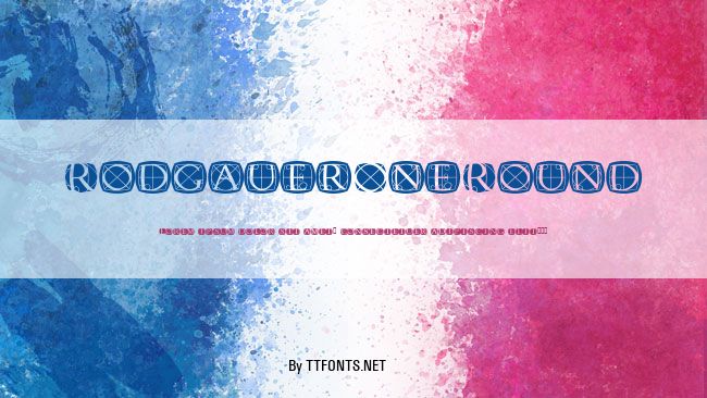 RodgauerOneRound example