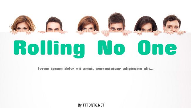 Rolling No One example