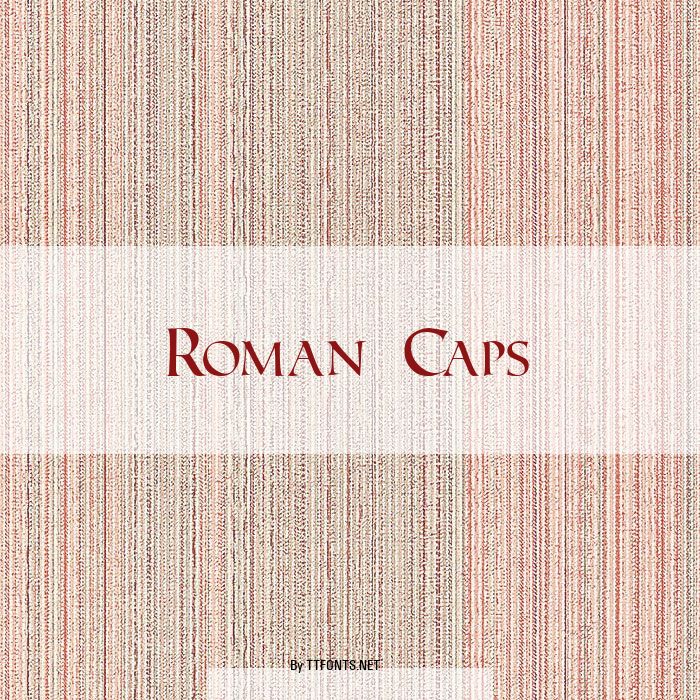 Roman Caps example