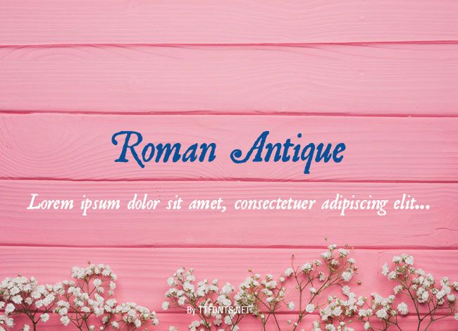 Roman Antique example