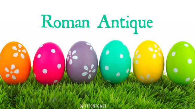 Roman Antique example