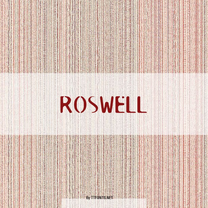 ROSWELL example