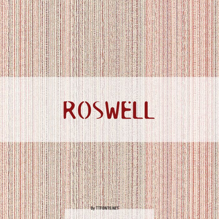 ROSWELL example