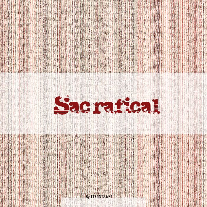 Sacrafical example