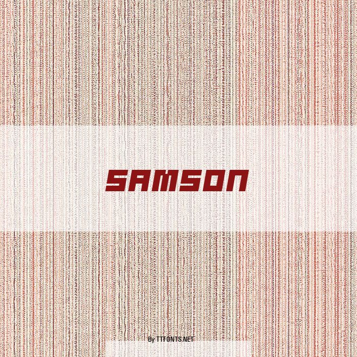 Samson example
