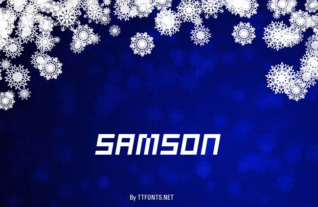 Samson example