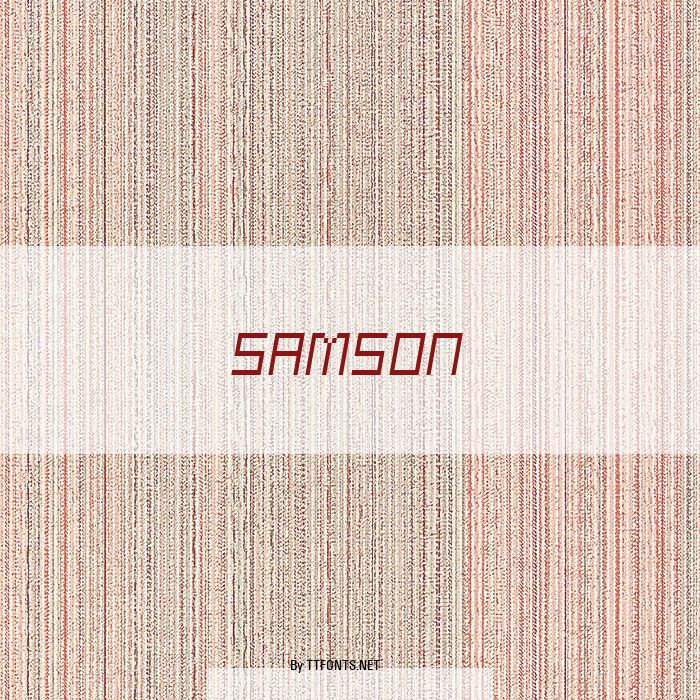 Samson example