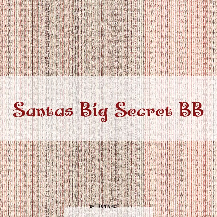 Santas Big Secret BB example