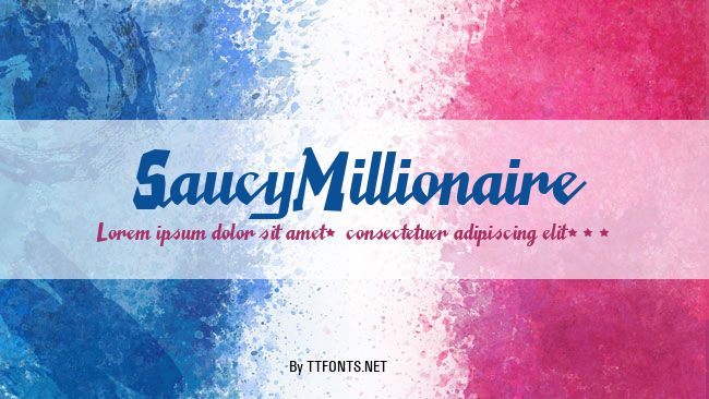 SaucyMillionaire example