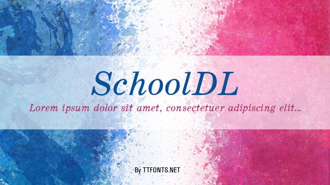SchoolDL example