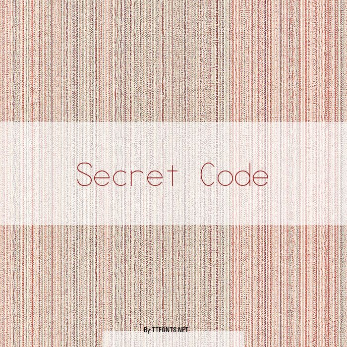 Secret Code example