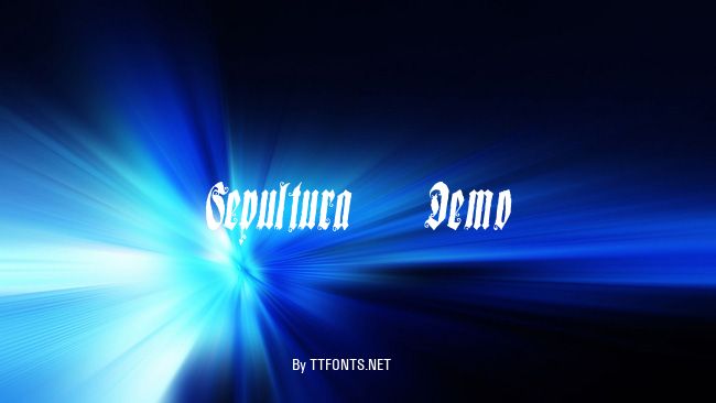 Sepultura Demo example