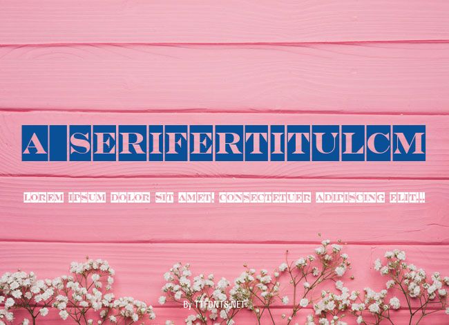 a_SeriferTitulCm example