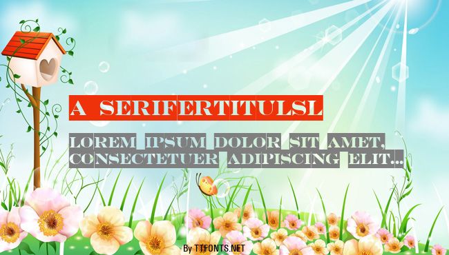 a_SeriferTitulSl example
