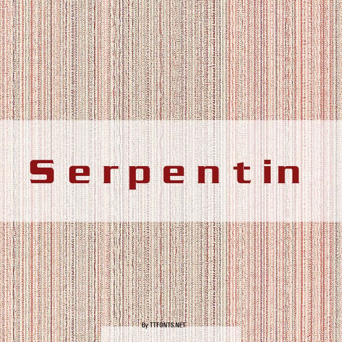 Serpentin example