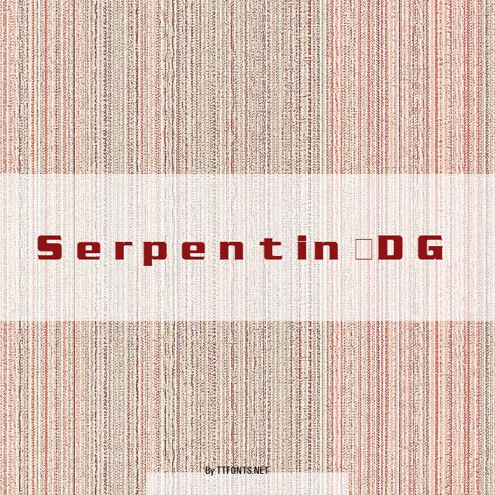 Serpentin_DG example