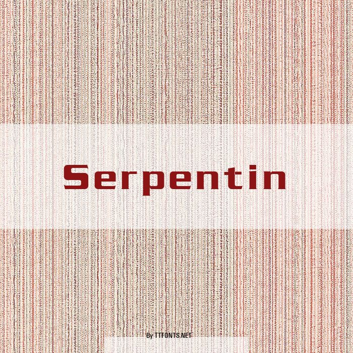 Serpentin example