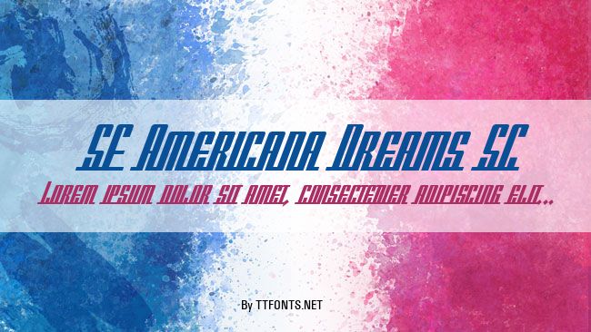 SF Americana Dreams SC example