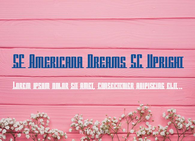 SF Americana Dreams SC Upright example