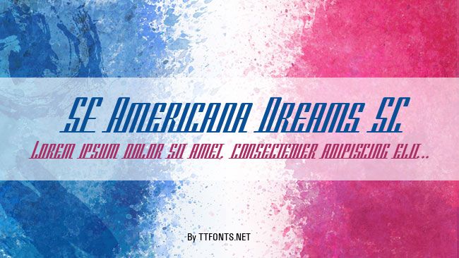 SF Americana Dreams SC example