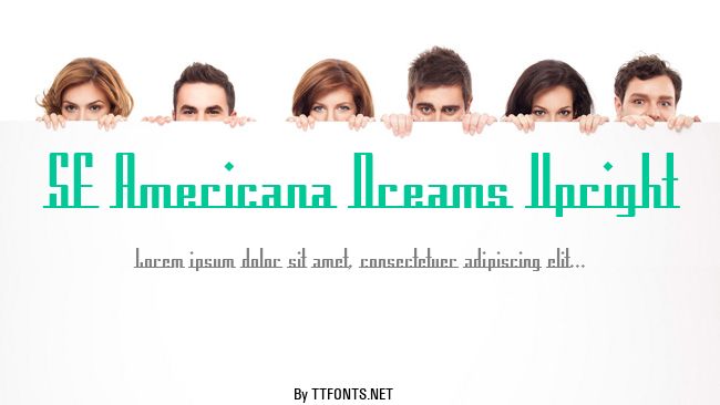 SF Americana Dreams Upright example