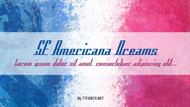SF Americana Dreams example