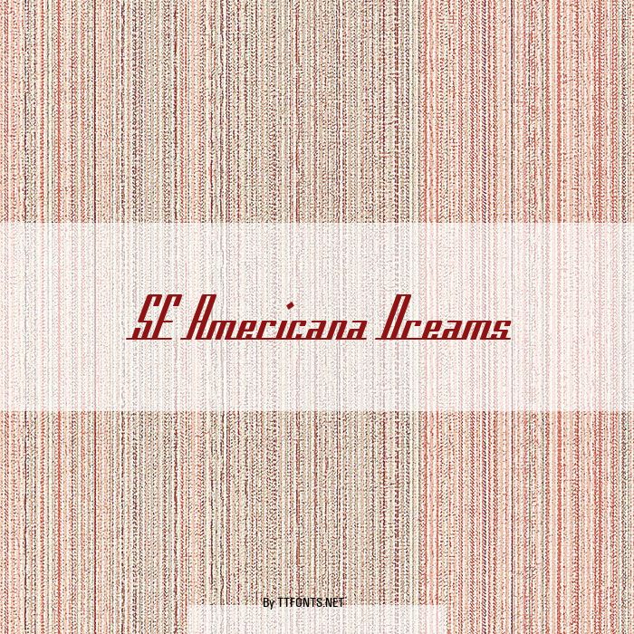 SF Americana Dreams example