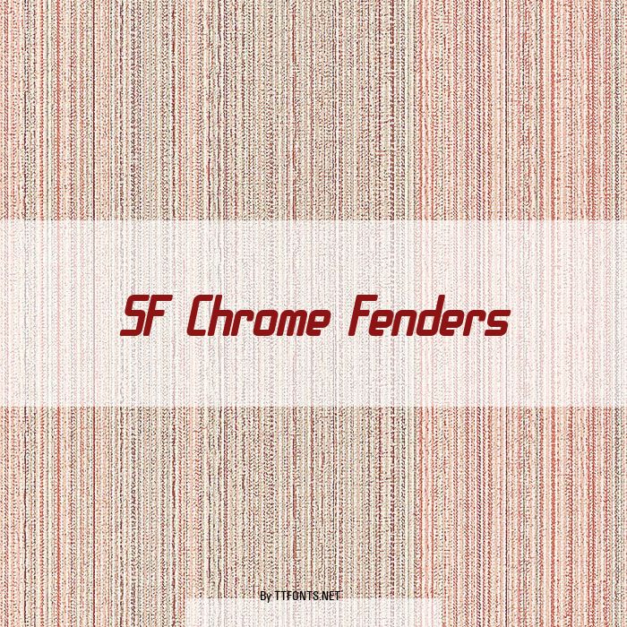 SF Chrome Fenders example