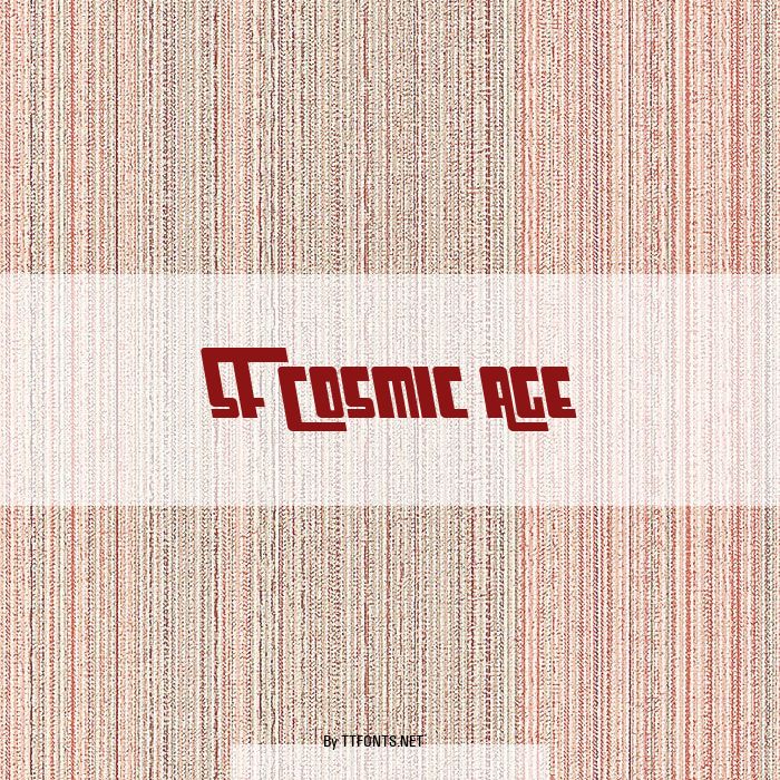 SF Cosmic Age example