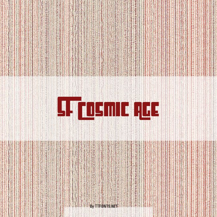 SF Cosmic Age example